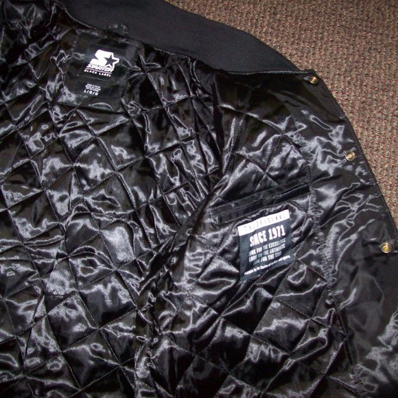 BROOKLYN NETS STARTER NBA SNAP DOWN BLACK LARGE - Picture 13 of 13